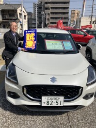 スイフト試乗して頂きました！！