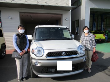 クロスビー　納車式です！