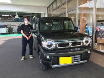 新型ハスラー！納車おめでとうございます！