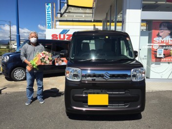 スペーシアのご納車、おめでとうございます！