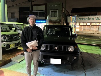 ジムニーシエラ納車です。
