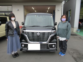スペーシアカスタム　納車式です！