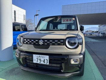 クロスビーのご試乗をいただきました