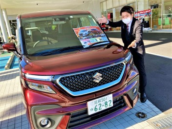 今週末はソリオを見に来てください♪♪