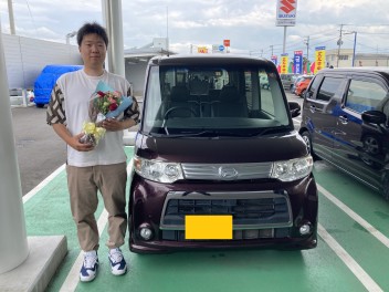 Ａ様　ダイハツ　タントカスタムのご納車になります！