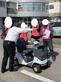 春の交通安全運動の取組み(4月10日)