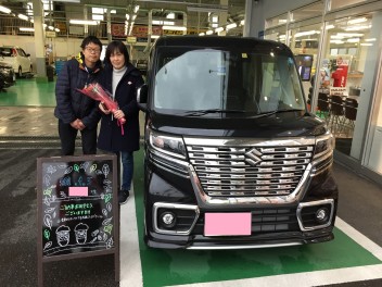 スペーシアカスタムご納車させて頂きましたヽ(^o^)丿