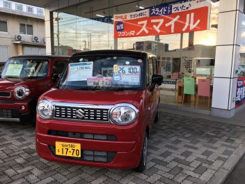 ワゴンＲスマイル試乗車あります！