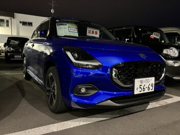 スイフト　ご試乗いただきました！