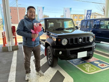 お待たせいたしました！　ジムニーシエラ　ご納車おめでとうございます！