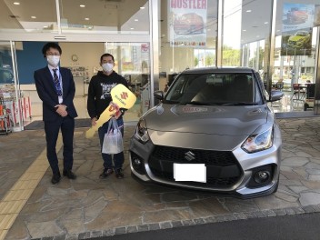 スイフトスポーツ　ご納車おめでとうございます！