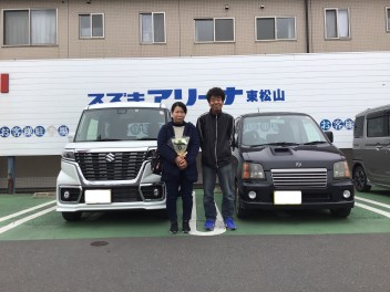 スペーシアカスタムをご納車(^^♪