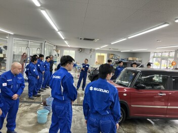 【新入社員】KeePer技研にて洗車研修を行いました