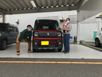 K様　スペーシアギアご納車おめでとうございます！