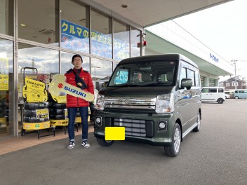 エブリイワゴン、ご納車おめでとうございます♪