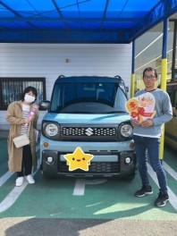 H様にスペーシアギアをご納車させて頂きました！
