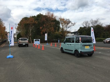 出張！！　自動ブレーキ体験会　inウェルピア伊予