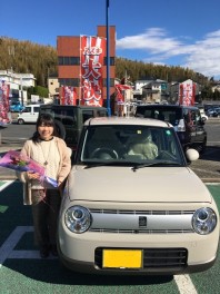 ラパン納車致しました！！