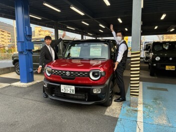 クロスビーの試乗車来てます(⌒∇⌒)