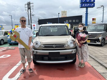 M様にクロスビーをご納車させて頂きました