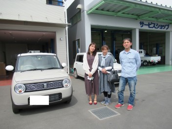 ラパン納車式です！