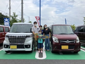 スペーシアカスタムご納車しました☆