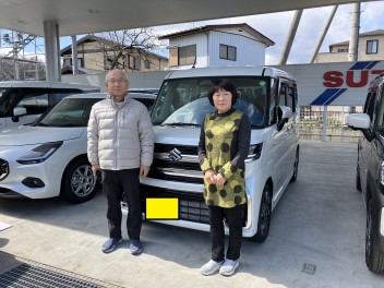 スペーシアカスタムご納車おめでとうございます！