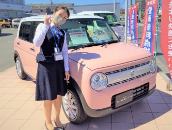 大人気のラパンが宇部西展示車の仲間入り♪