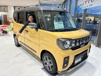 新車スペーシア在庫あります！！週末はスズキアリーナ新潟南へ！！