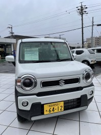 ハスラー試乗車新しくなりました