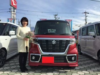 スペーシアカスタムご納車おめでとうございます！