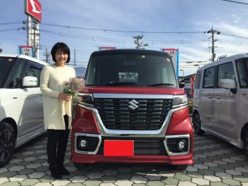 スペーシアカスタムご納車おめでとうございます！