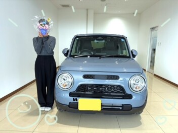 S様にアルトラパンを納車させていただきました。