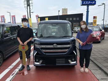 T様にスペーシアカスタムをご納車ブログをご覧頂きました