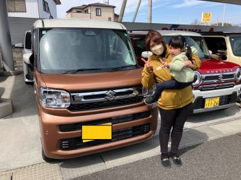 スペーシアご納車おめでとうございます！