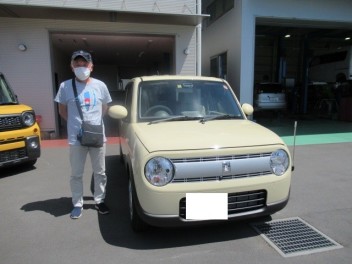 ラパン　納車式です！