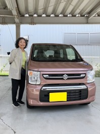 Ｈ様　ワゴンＲご納車おめでとうございます！