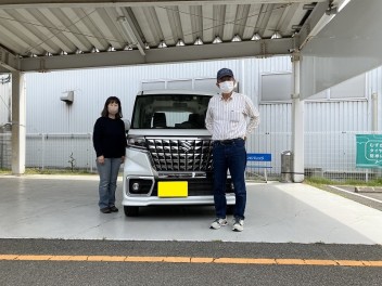 S様　スペーシアカスタムご納車おめでとうございます！