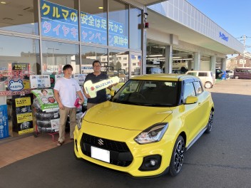 スイフトスポーツご納車おめでとうございます！