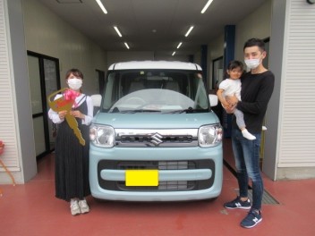 スペ－シア納車