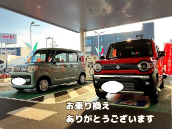 スペーシアからハスラーへお乗り換え！！