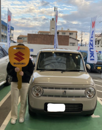 初めてのお車で可愛すぎるラパン納車しました☆