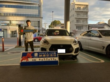 ☆★☆　M様 スイフトスポーツご納車です！　☆★☆