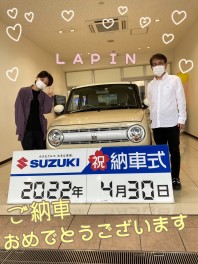 ラパン納車式