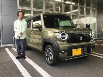 K様　この度は新型ハスラーのご納車ありがとうございました。