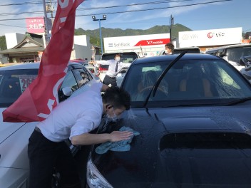 洗車日和でした♪