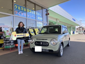 ラパンＬＣ、ご納車おめでとうございます♪