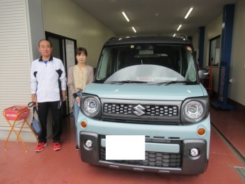スペーシアギア　納車式です！