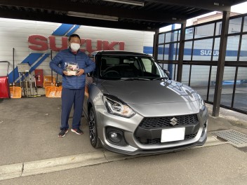 スイフトスポーツ納車になりました！