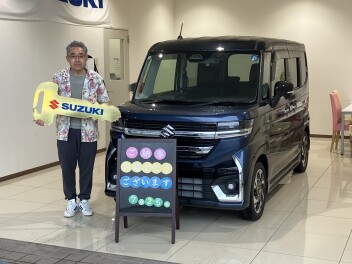 ご納車おめでとうございます！スペーシアカスタム☆